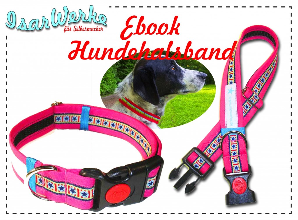 Nähanleitung  verstellbares Hundehalsband