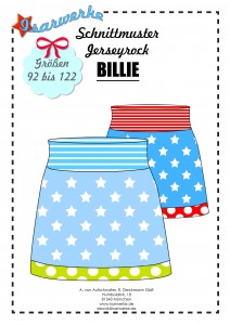 Jerseyrock BILLIE Papierschnittmuster