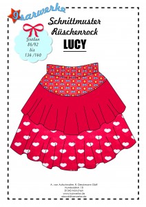 Rüschenrock LUCY Papierschnittmuster