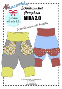 Papierschnittmuster Pumphose MIKA 2.0