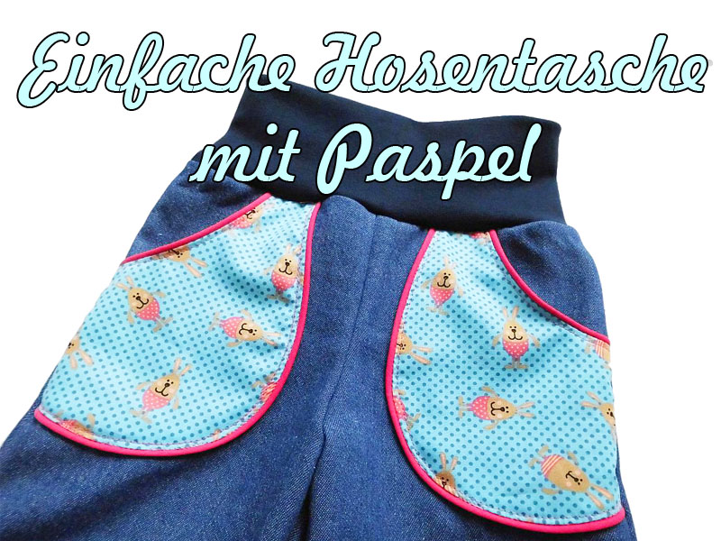 Pumphose MIKA 2.0 Einfache Tasche mit Paspel